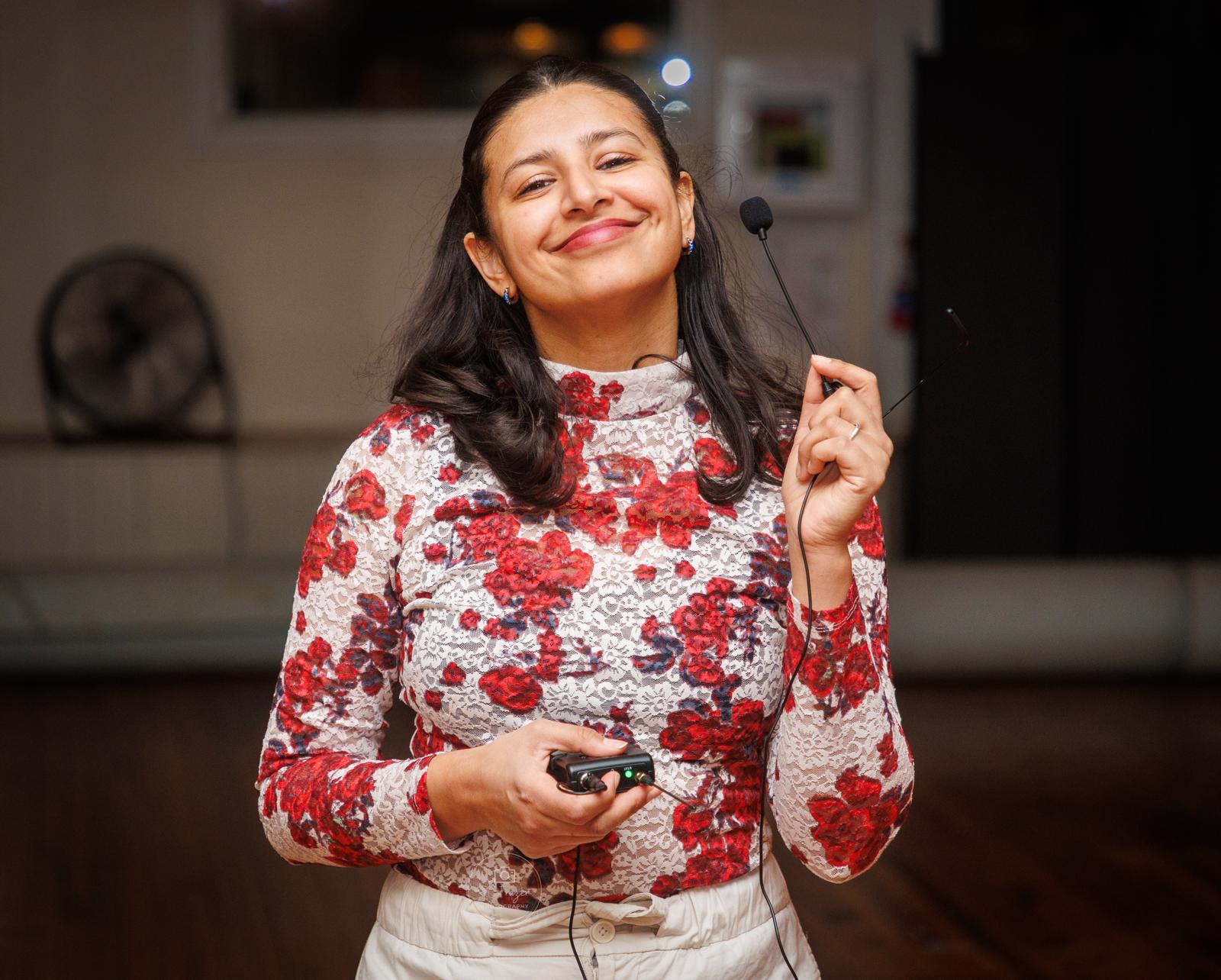 Sonia Kaur, salsa and bachata dance instructor and creator of Salsa & Sip
